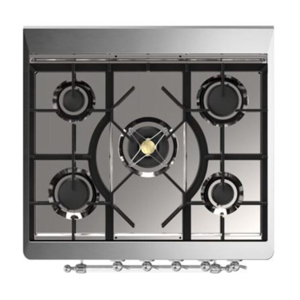 ILVE_UM30DQNE3EGCLP_Majestic_II_30"_Dual_Fuel_Range_Top_Angle