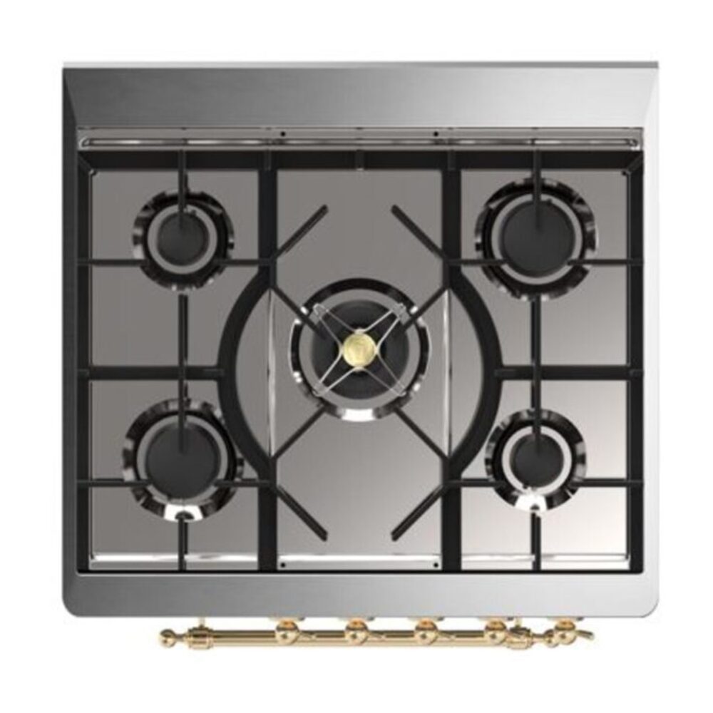 ILVE_UM30DQNE3EGGLP_Majestic_II_30"_Dual_Fuel_Range_Top_Angle