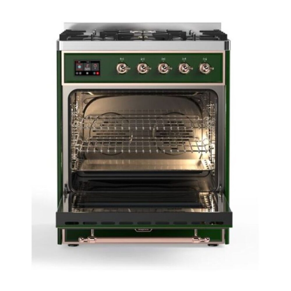 ILVE_UM30DQNE3EGP_Majestic_II_30_Dual_Fuel_Range_Front_View