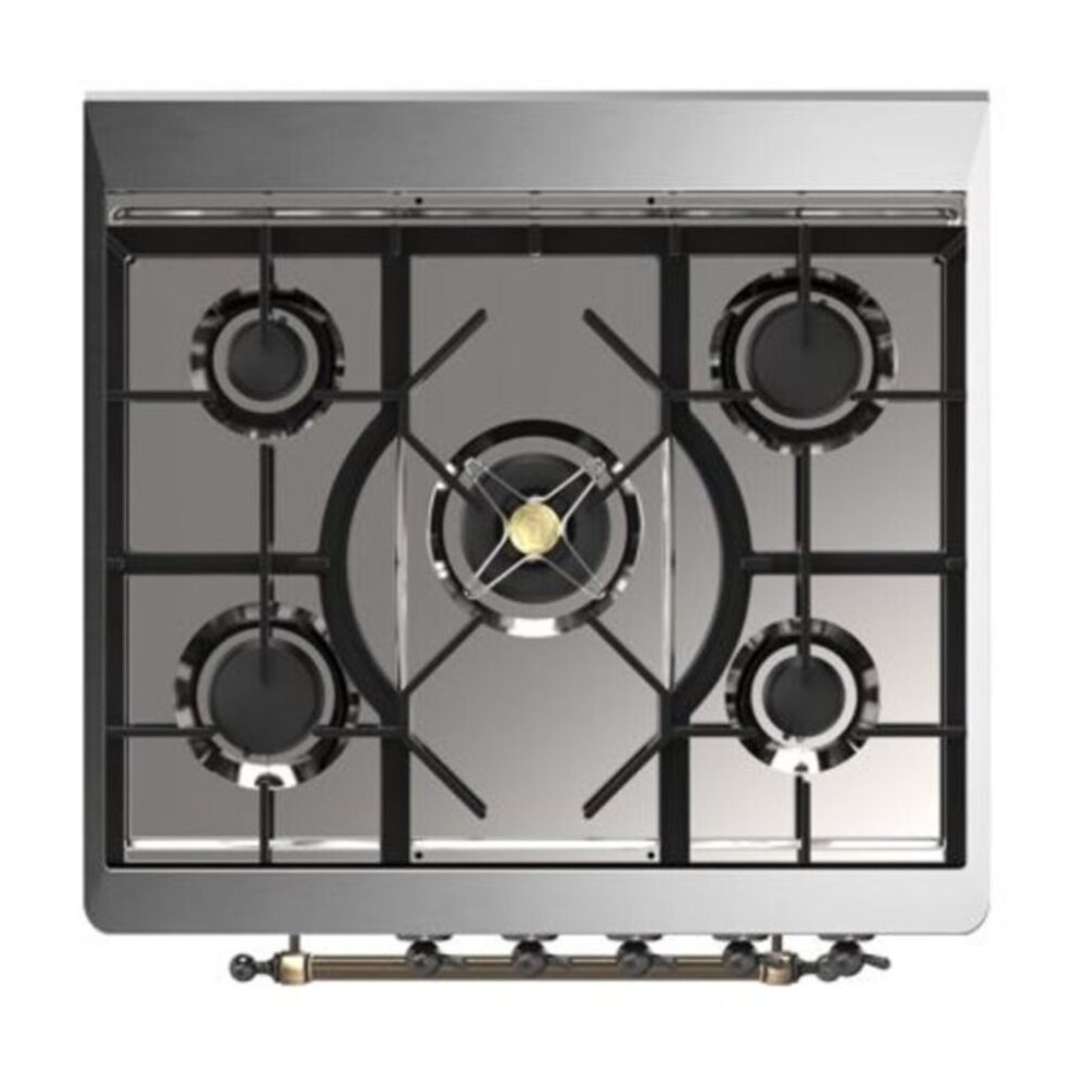 ILVE_UM30DQNE3MBBLP_Majestic_II_30"_Dual_Fuel_Range_Top_Angle