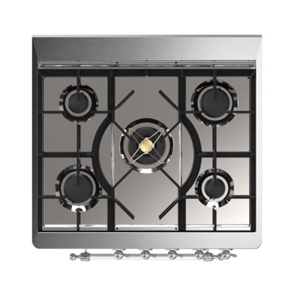 ILVE_UM30DQNE3MBCLP_Majestic_II_30"_Dual_Fuel_Range_Top_Angle