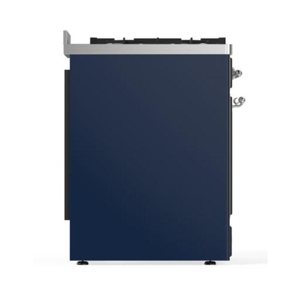 ILVE_UM30DQNE3MBC_Majestic_II_30_Dual_Fuel_Range_Left_Angle