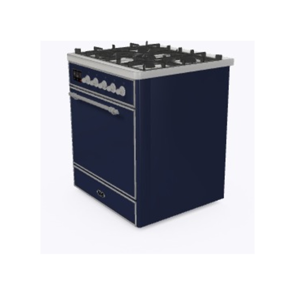 ILVE_UM30DQNE3MBC_Majestic_II_30"_Dual_Fuel_Range_Right_Angle