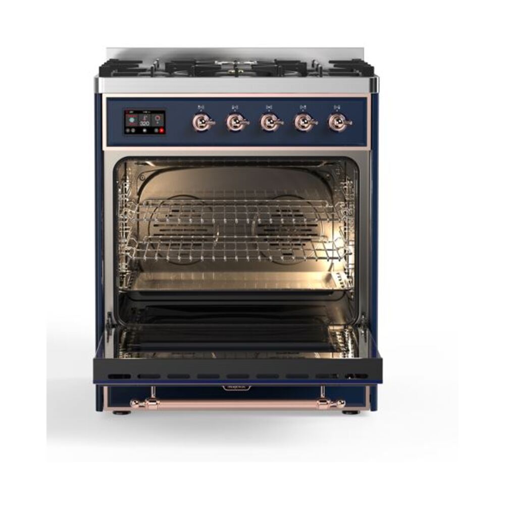 ILVE_UM30DQNE3MBP_Majestic_II_30_Dual_Fuel_Range_Front_View