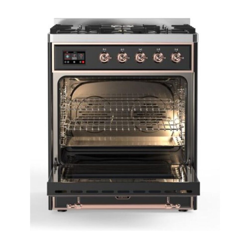 ILVE_UM30DQNE3MGP_Majestic_II_30_Dual_Fuel_Range_Front_View
