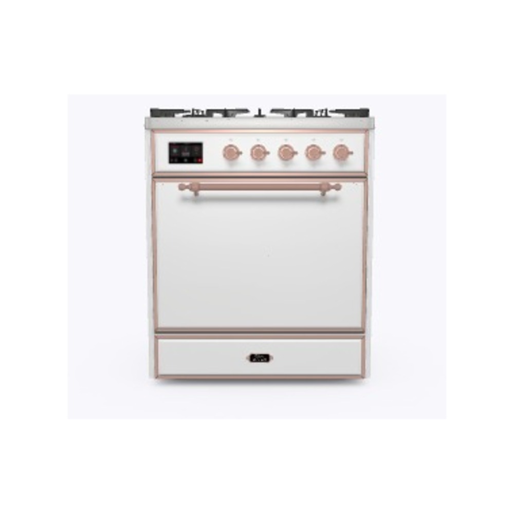 ILVE_UM30DQNE3RAPLP_Majestic_II_30"_Dual_Fuel_Range_Front_View