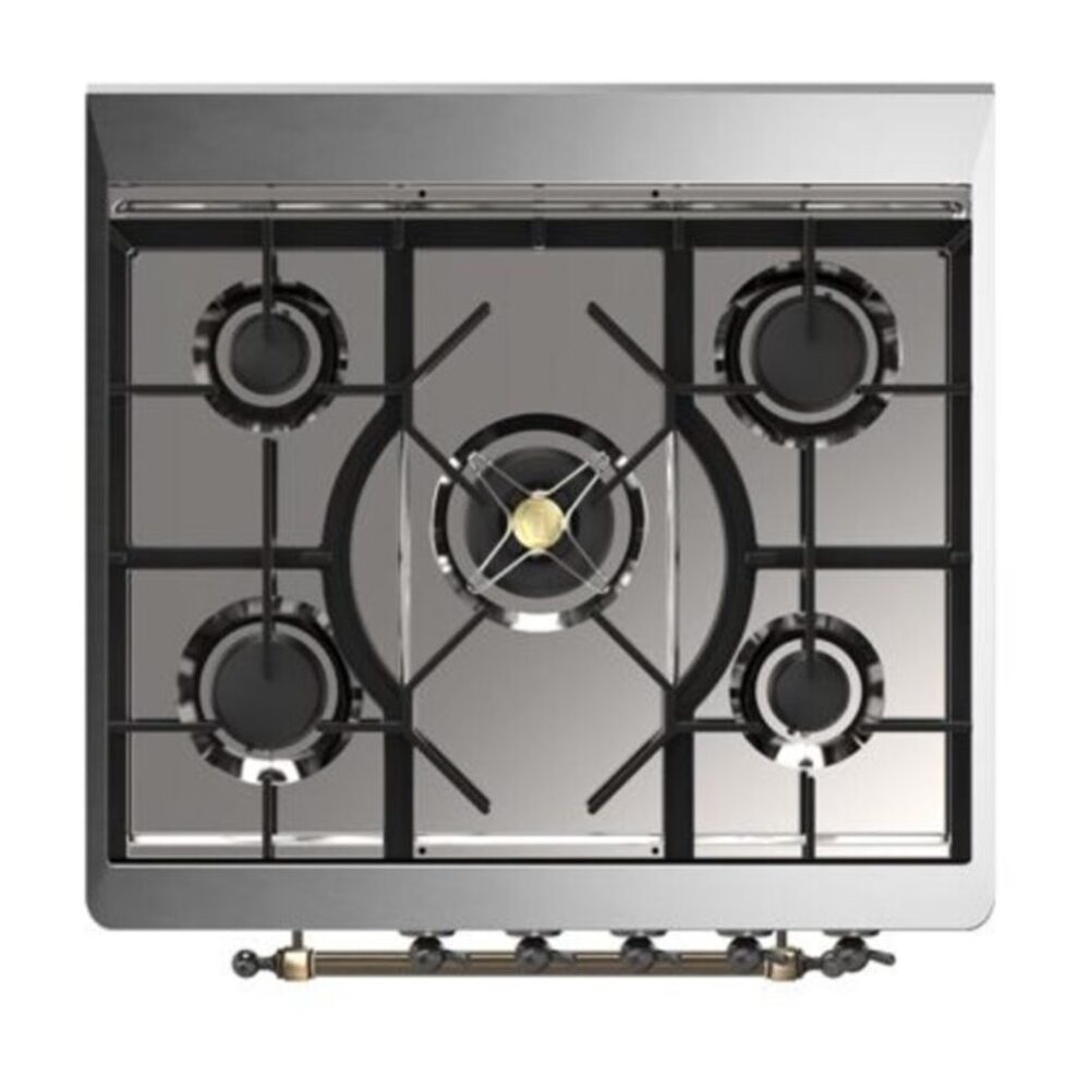 ILVE_UM30DQNE3SSB_Majestic_II_30_Dual_Fuel_Range_Top_Angle