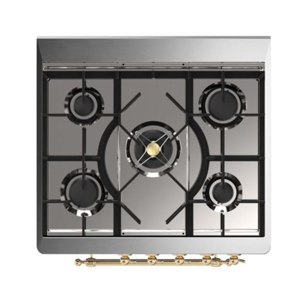 ILVE_UM30DQNE3WHGLP_Majestic_II_30"_Dual_Fuel_Range_Top_Angle