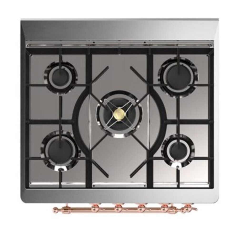 ILVE_UM30DQNE3WHPLP_Majestic_II_30"_Dual_Fuel_Range_Top_Angle