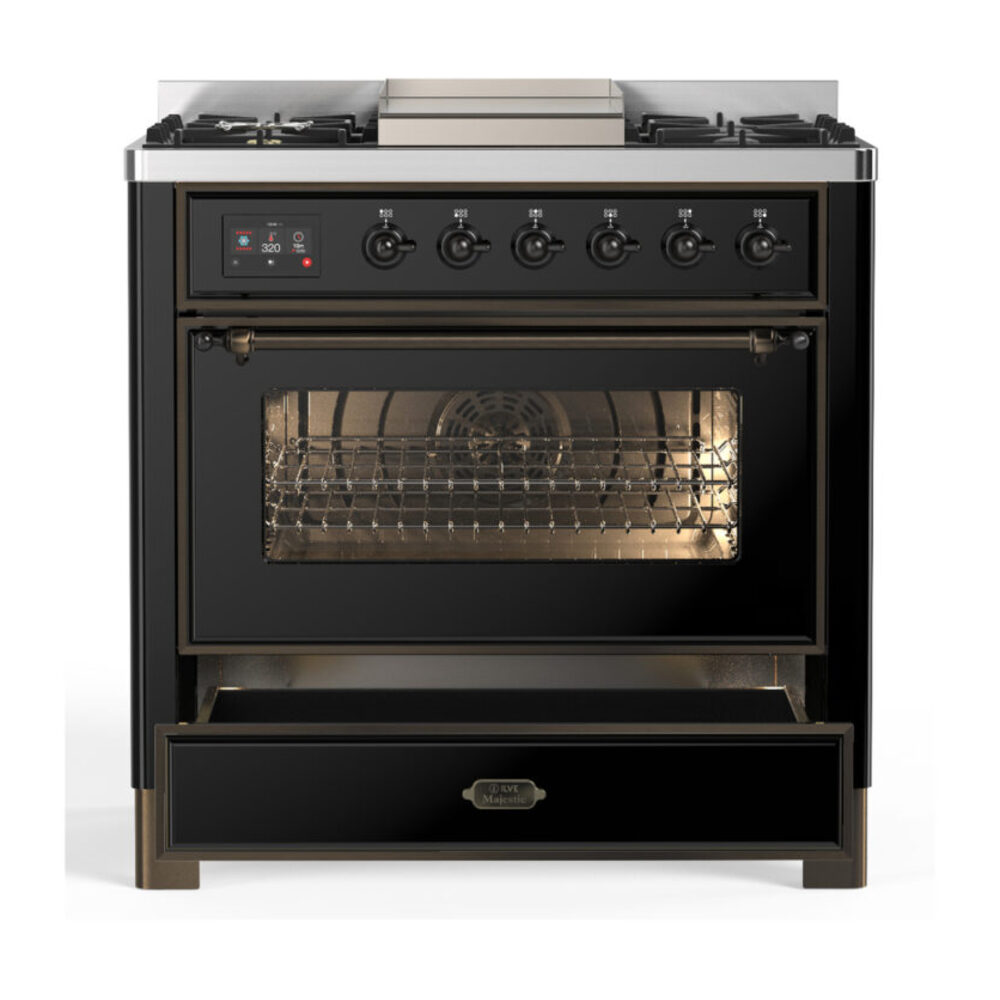 ILVE-UM36FNR3BKB-Drawer Open View