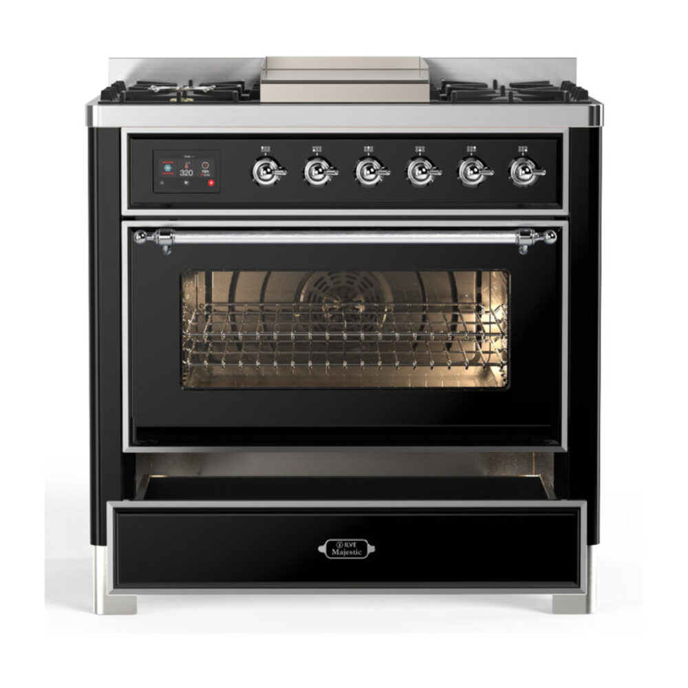 ILVE-UM36FNR3BKCLP-Drawer Open View