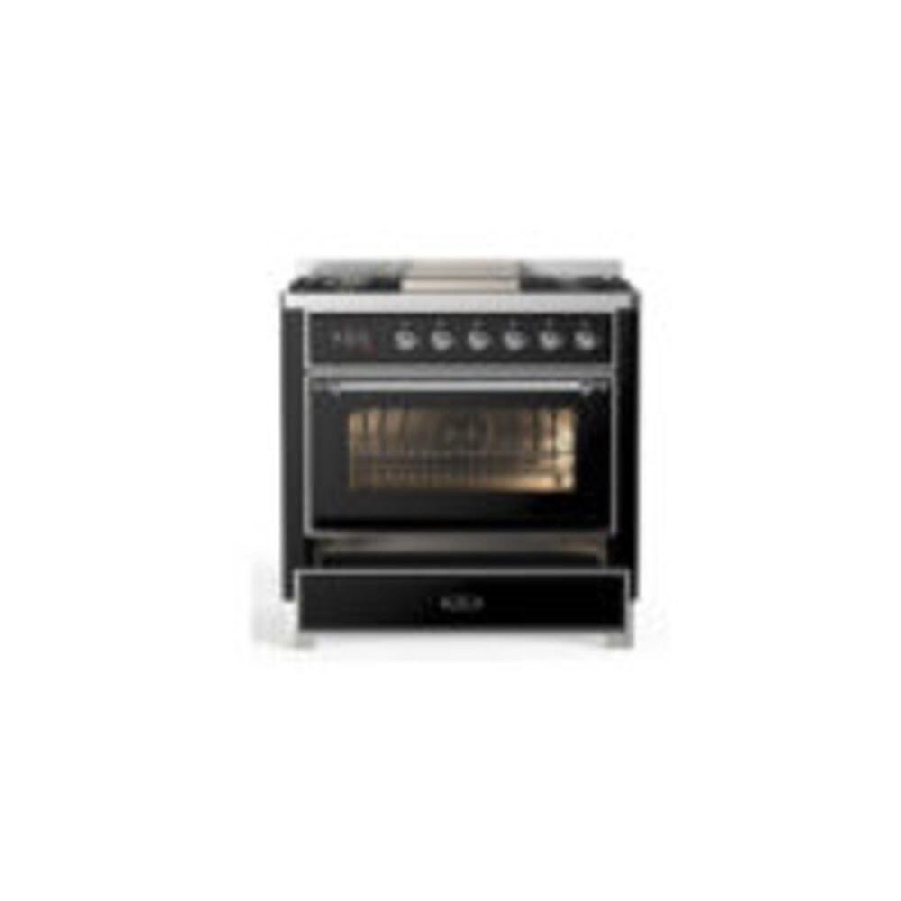 ILVE-UM36FNR3BKC-Drawer Open View