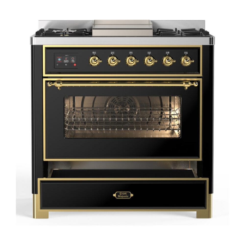 ILVE-UM36FNR3BKGLP-Drawer Open View