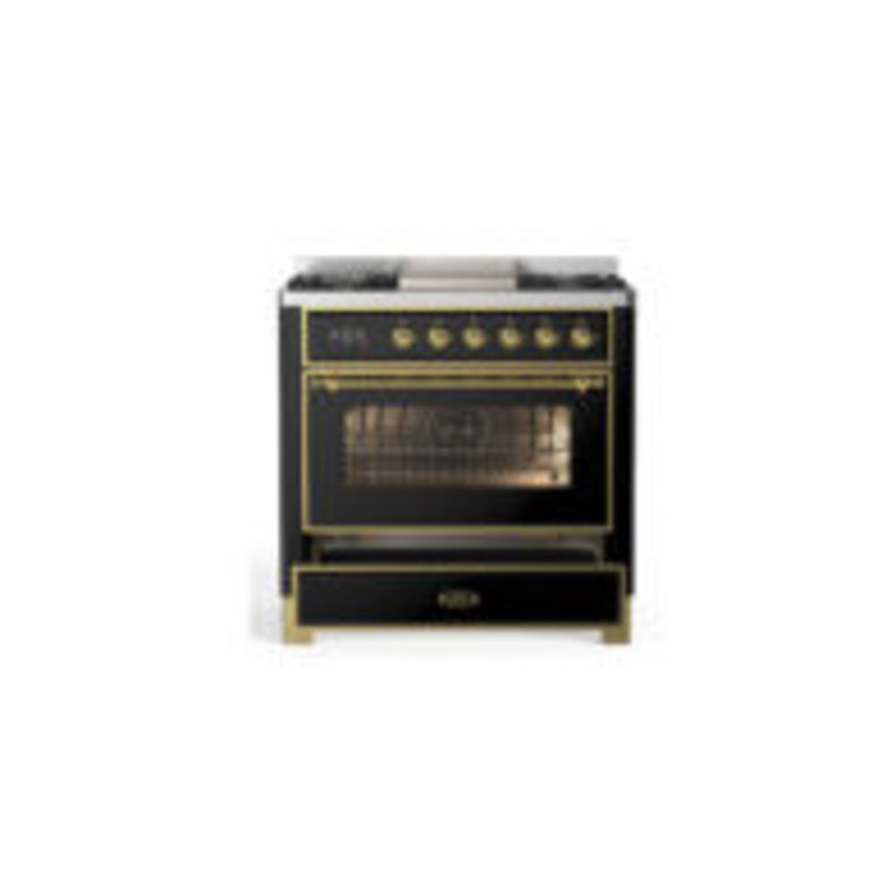 ILVE-UM36FNR3BKGLP-Drawer Open View