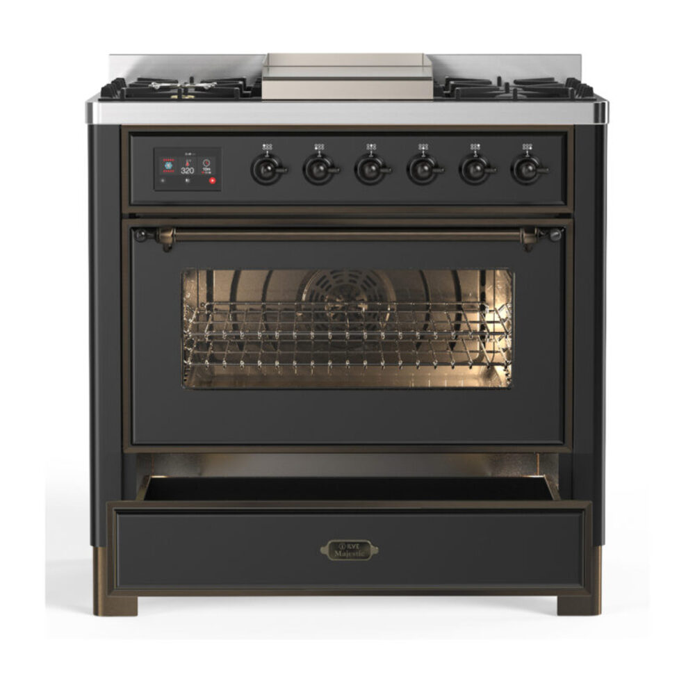 ILVE-UM36FNR3MGB-Drawer Open View