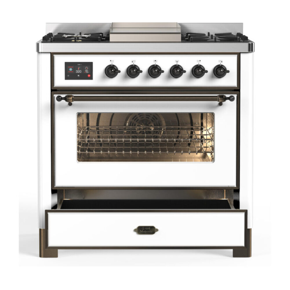 ILVE-UM36FNR3WHBLP-Drawer Open View