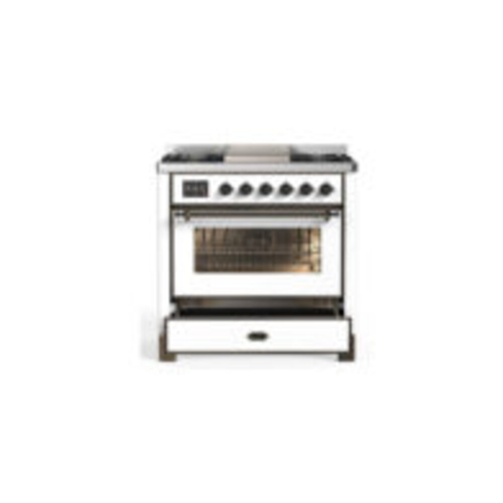 ILVE-UM36FNR3WHB-Drawer Open View