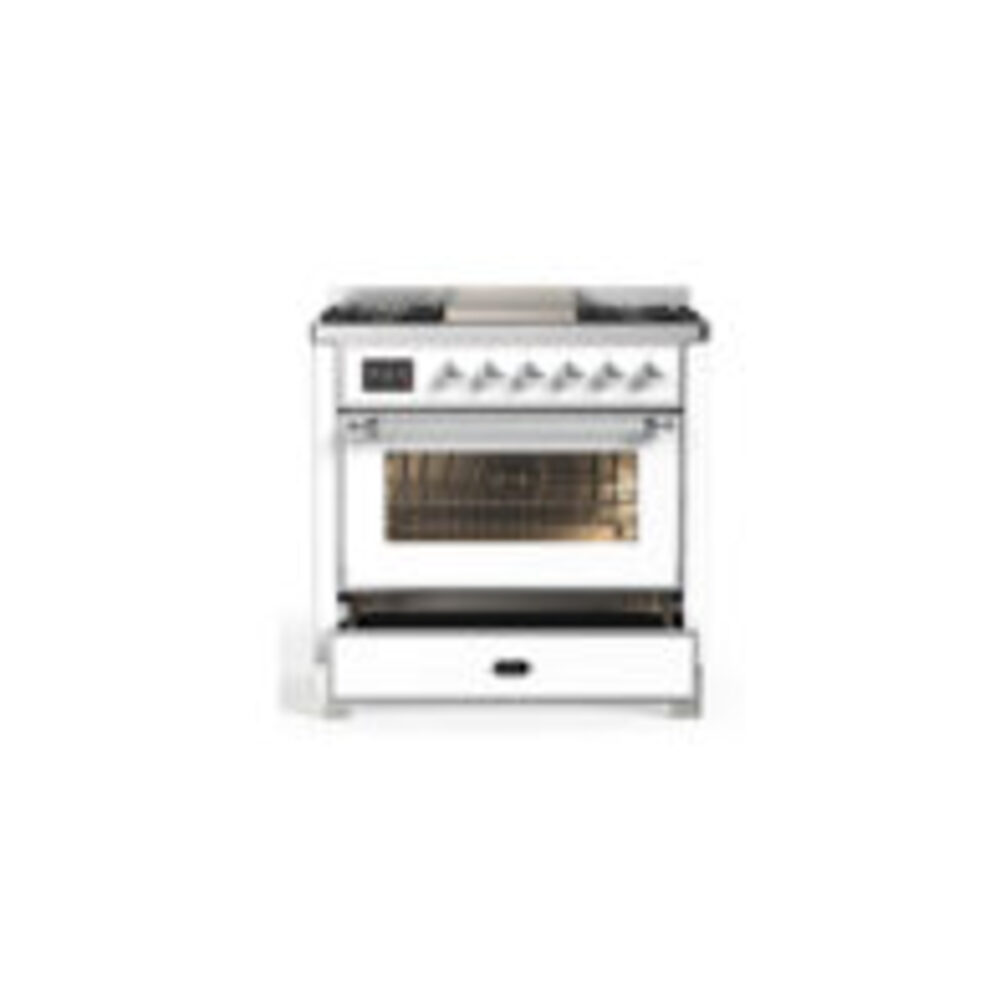 ILVE-UM36FNR3WHC-Drawer Open View