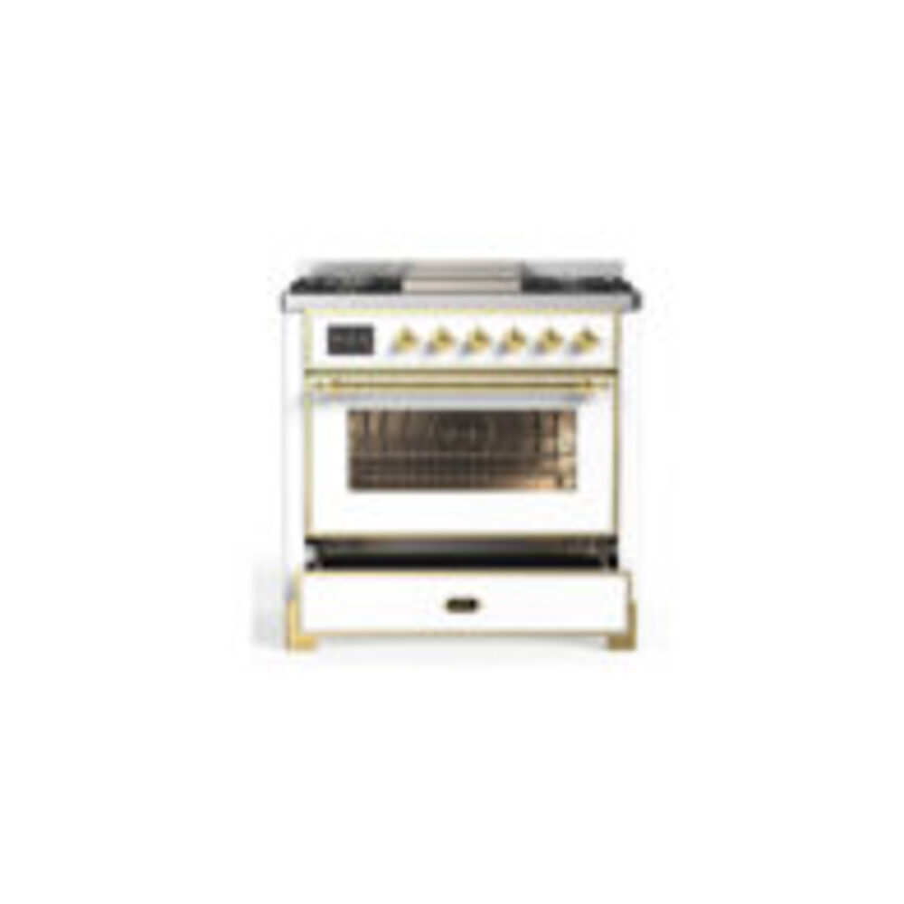 ILVE-UM36FNR3WHG-Drawer Open View