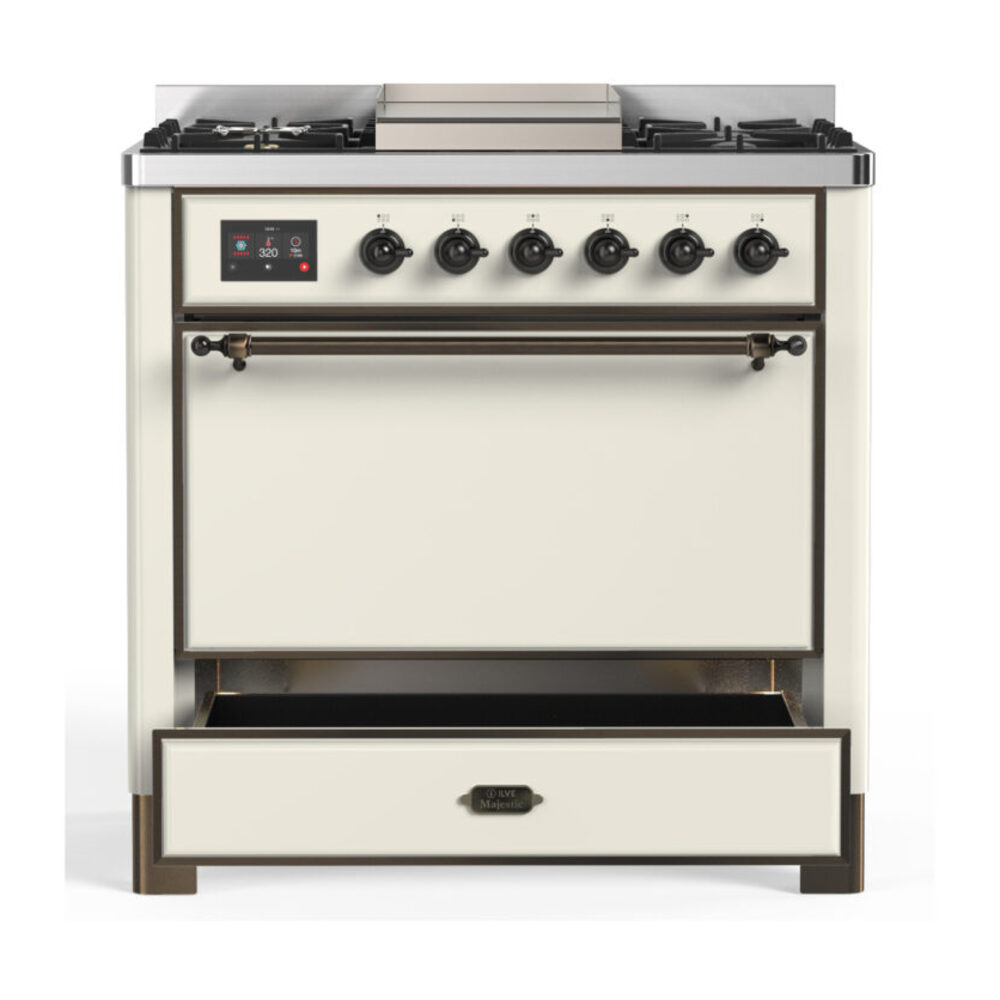 ILVE-UM36FQNR3AWB-Drawer Open View