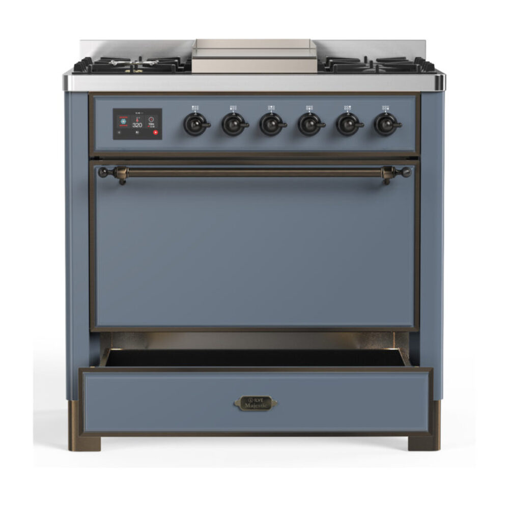 ILVE-UM36FQNR3BGBLP-Drawer Open View