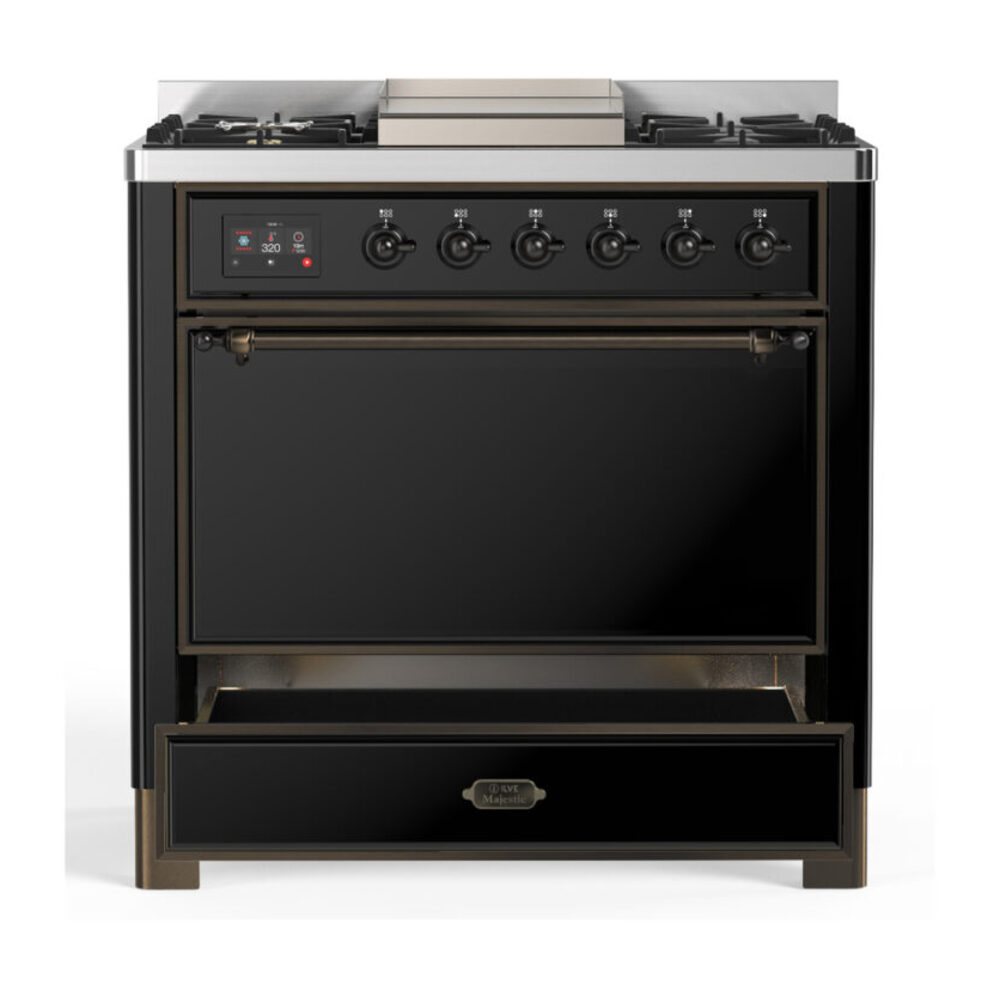 ILVE-UM36FQNR3BKB-Drawer Open View