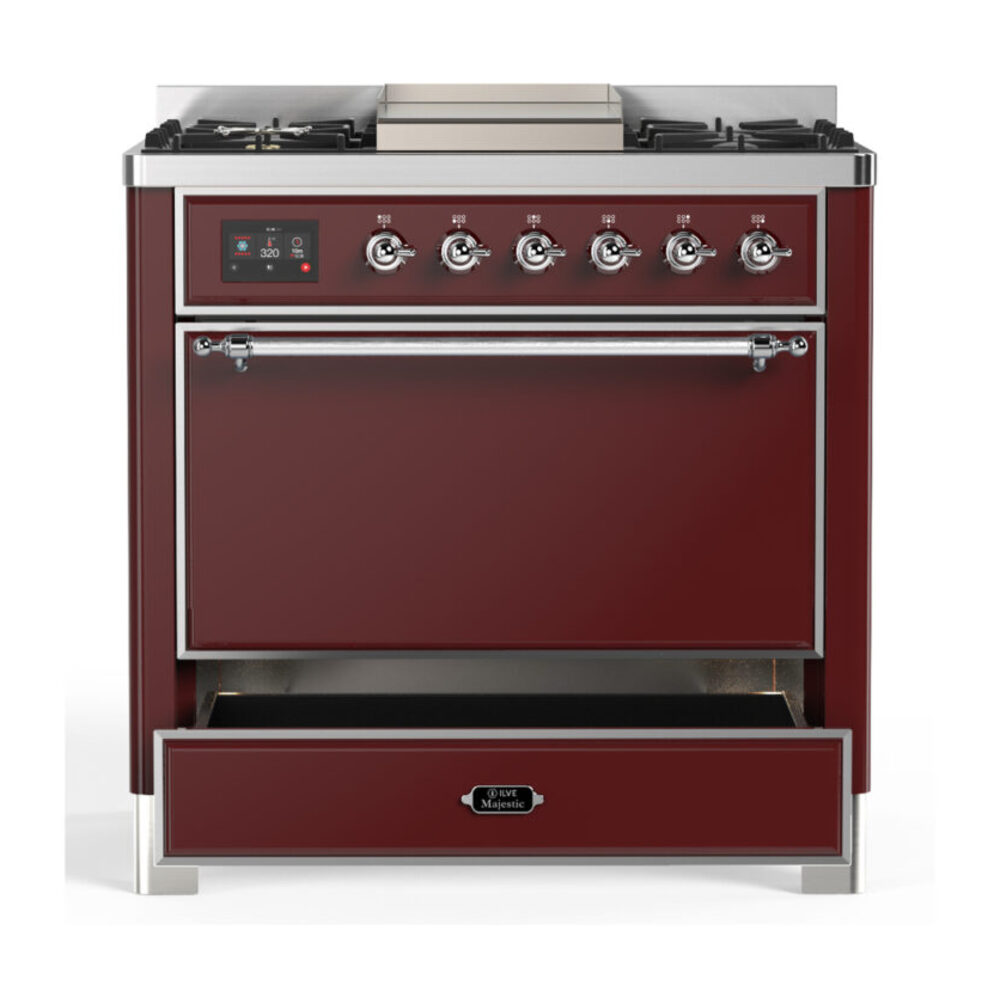 ILVE-UM36FQNR3BUCLP-Drawer Open View