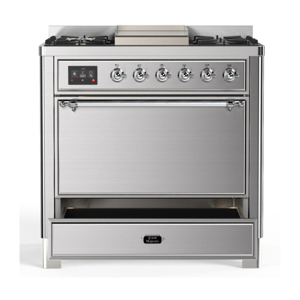 ILVE-UM36FQNR3SSC-Drawer Open View