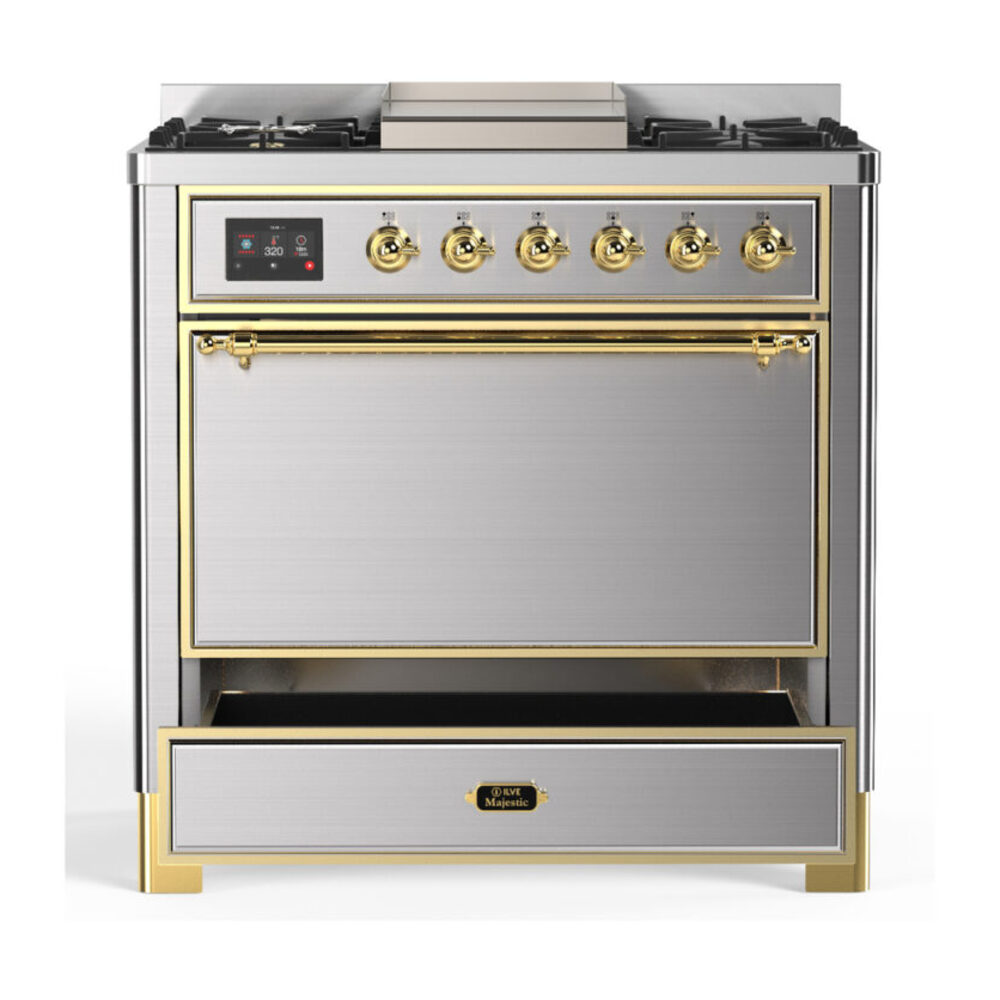ILVE-UM36FQNR3SSG-Drawer Open View