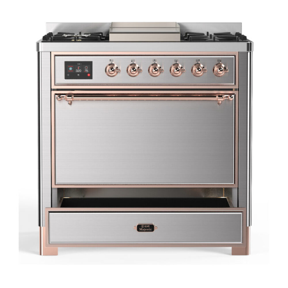 ILVE-UM36FQNR3SSP-Drawer Open View