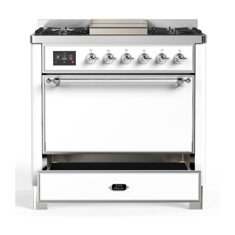 ILVE-UM36FQNR3WHCLP-Drawer Open View