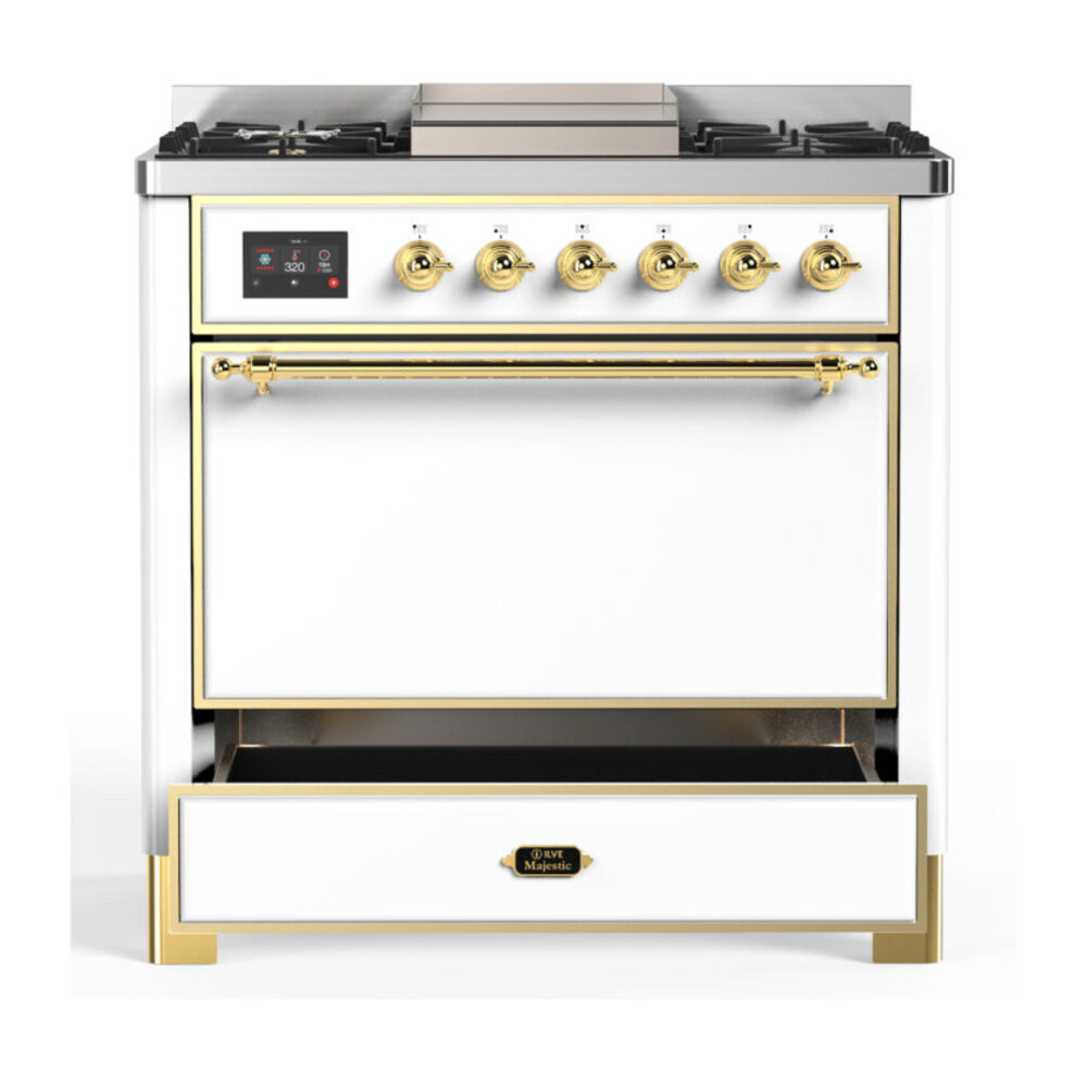 ILVE-UM36FQNR3WHG-Drawer Open View