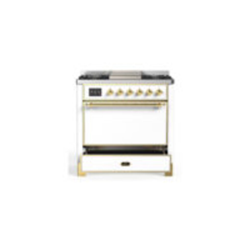 ILVE-UM36FQNR3WHG-Drawer Open View