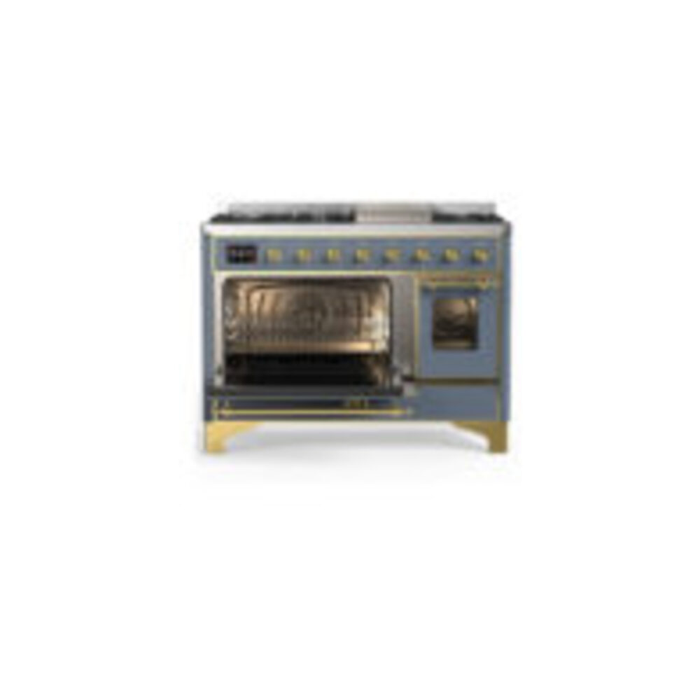 ILVE UM48FNR Majestic II 48 inch Dual Fuel Range with 8 Burners, Griddle
