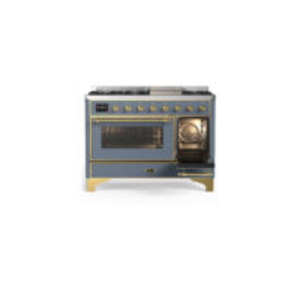 ILVE UM48FNR Majestic II 48 inch Dual Fuel Range with 8 Burners, Griddle