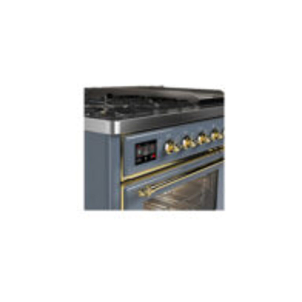 ILVE UM48FNR Majestic II 48 inch Dual Fuel Range with 8 Burners, Griddle