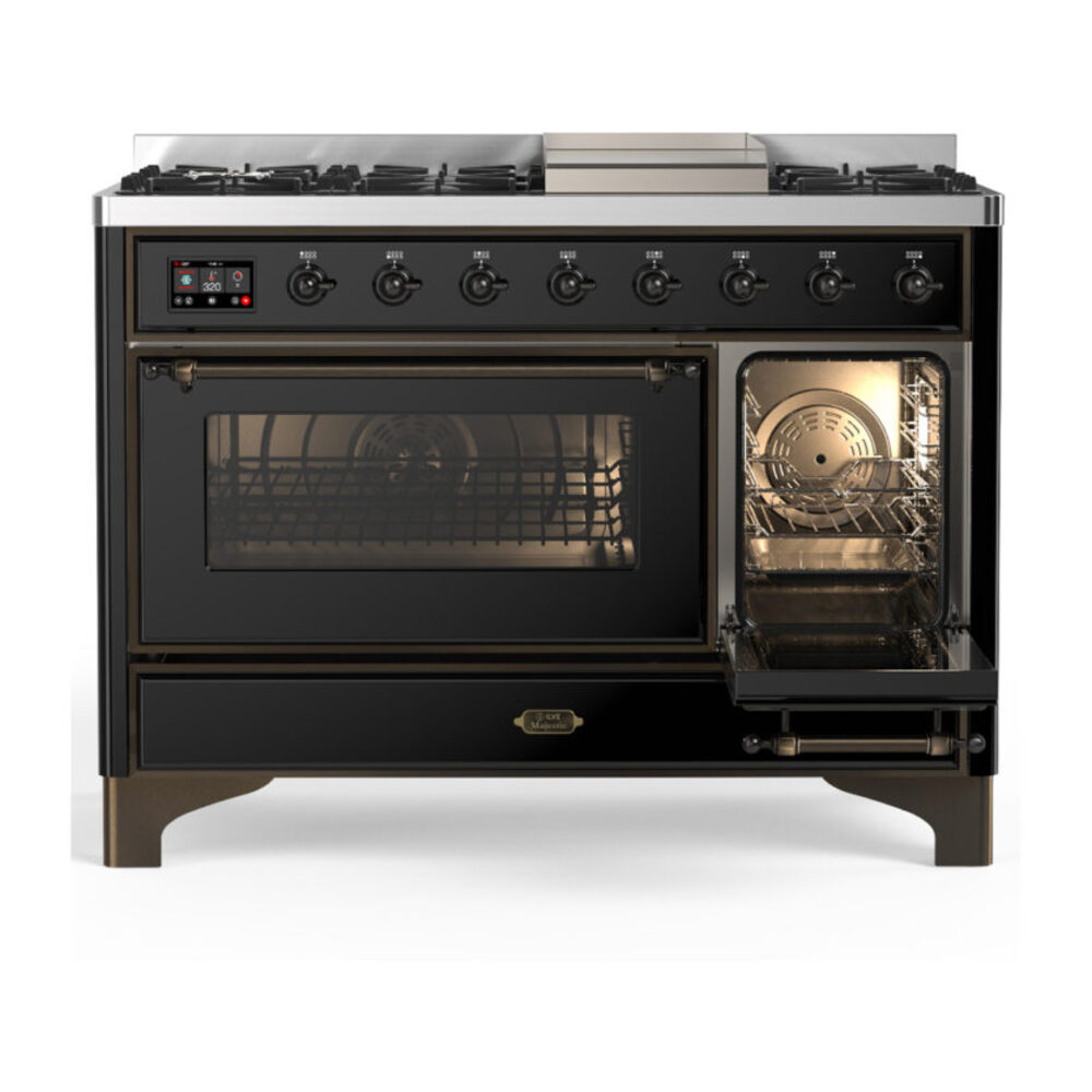 ILVE-UM48FNR3BKB-Secondary Oven Open View