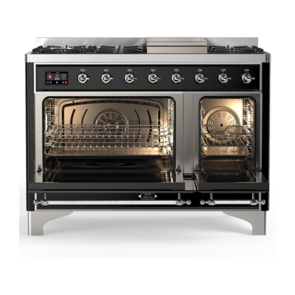 ILVE-UM48FNR3BKCLP-Double Oven Open View
