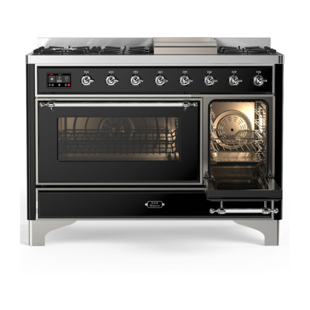 ILVE-UM48FNR3BKC-Secondary Oven Open View