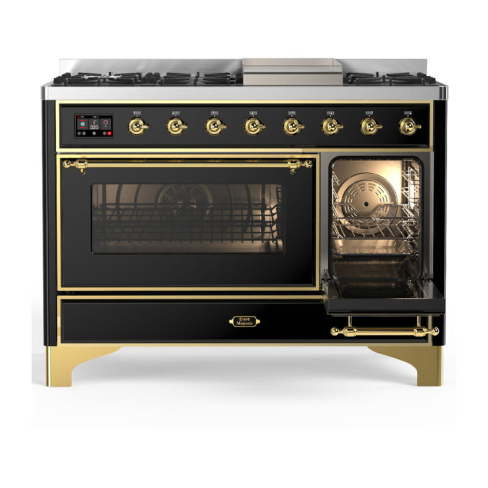 ILVE-UM48FNR3BKGLP-Secondary Oven Open View
