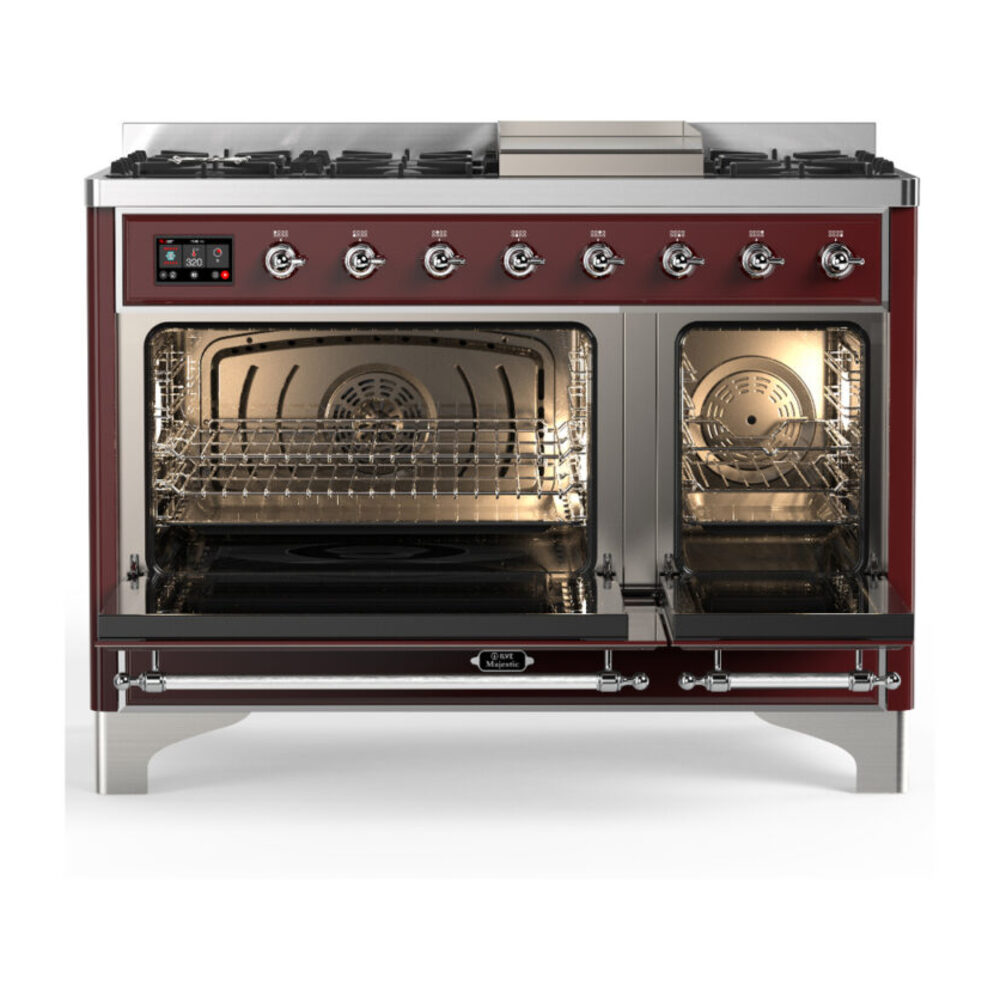 ILVE-UM48FNR3BUCLP-Double Oven Open View