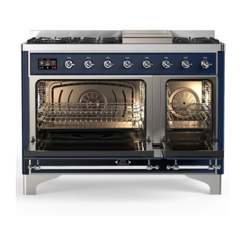 ILVE-UM48FNR3MBCLP-Double Oven Open View