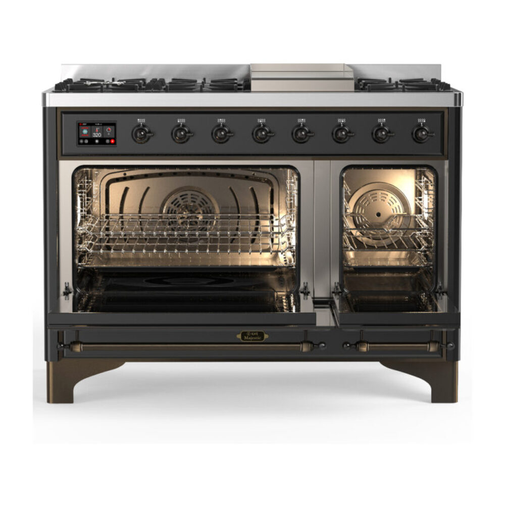 ILVE-UM48FNR3MGB-Double Oven Open View
