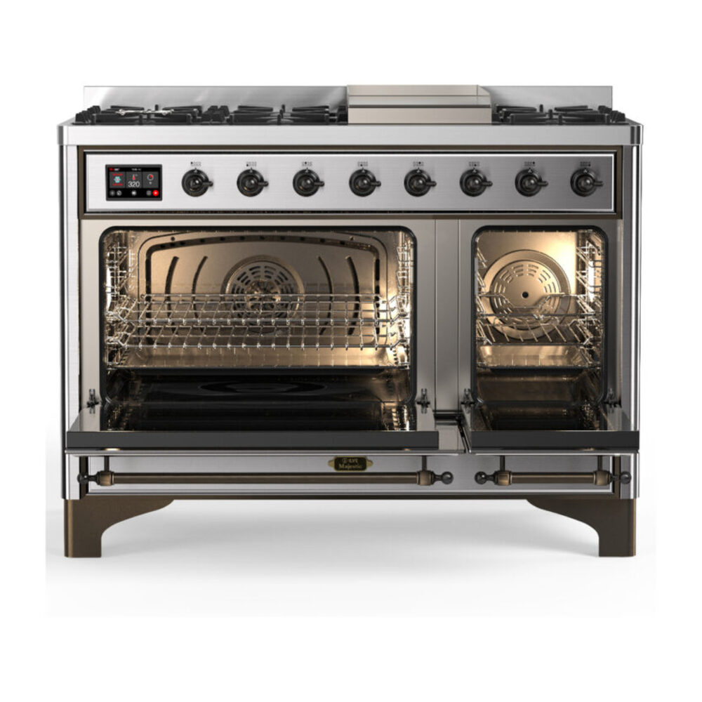 ILVE-UM48FNR3SSBLP-Double Oven Open View