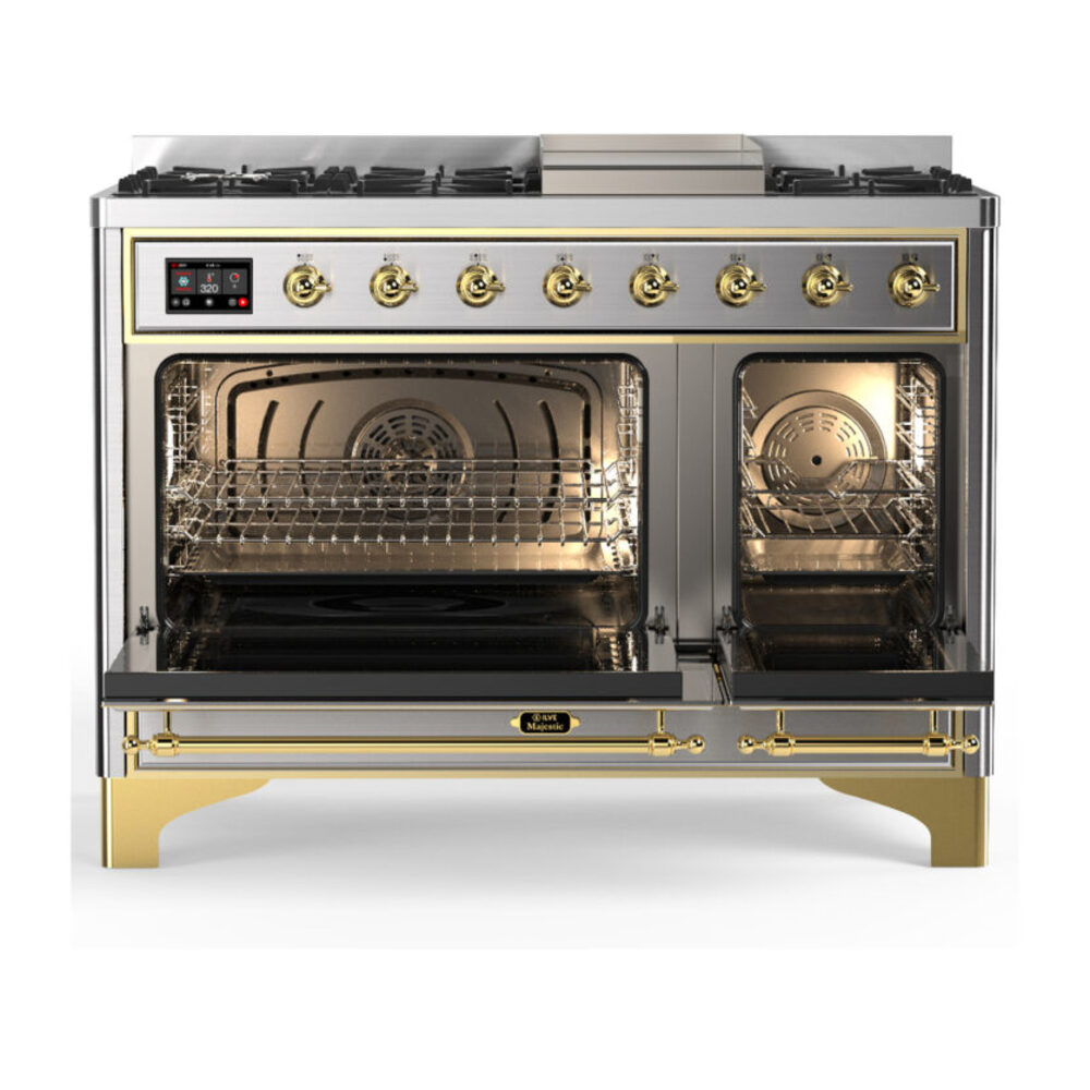 ILVE-UM48FNR3SSGLP-Double Oven Open View