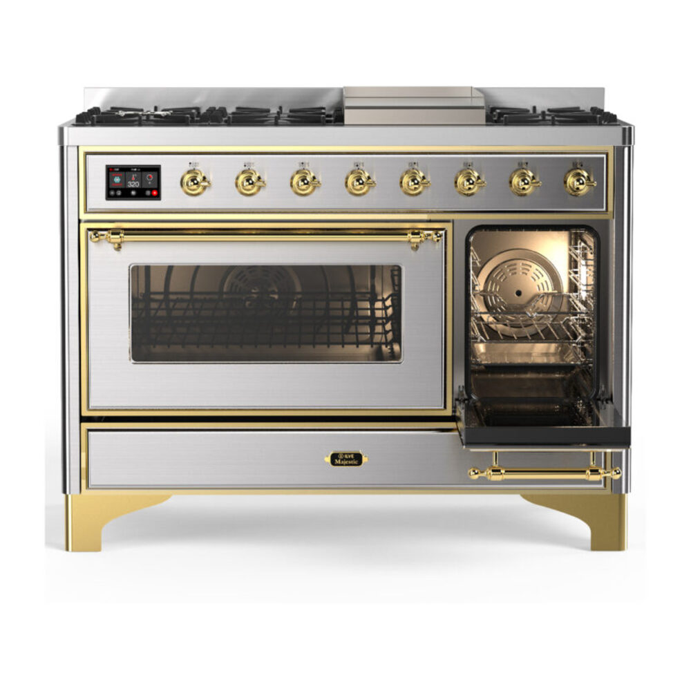 ILVE-UM48FNR3SSGLP-Secondary Oven Open View