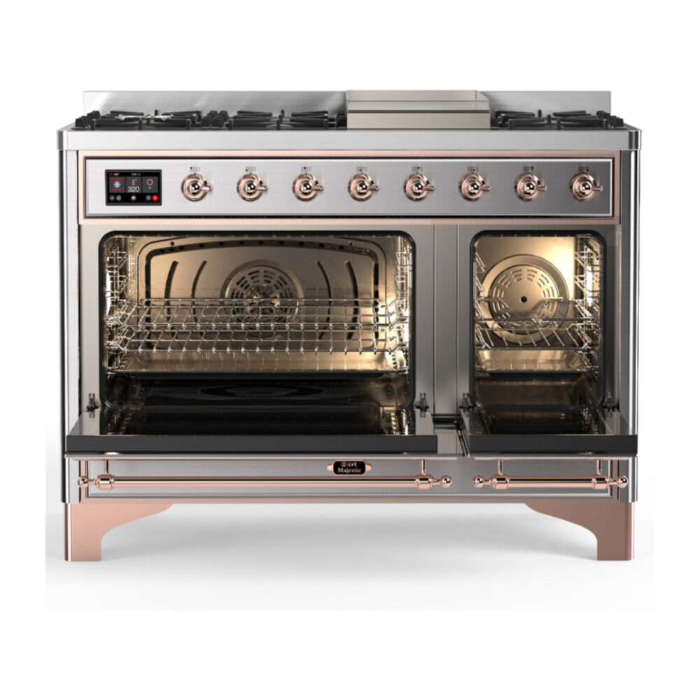 ILVE-UM48FNR3SSPLP-Double Oven Open View