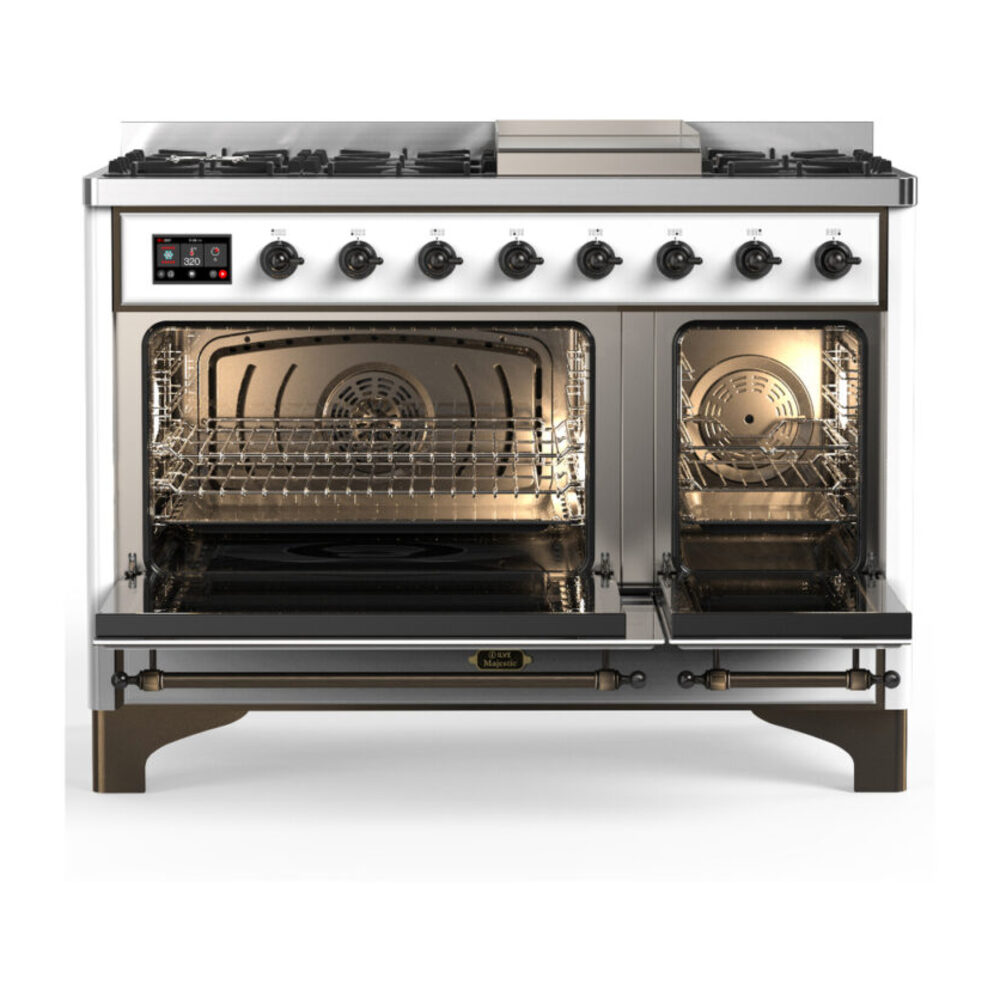 ILVE-UM48FNR3WHBLP-Double Oven Open View