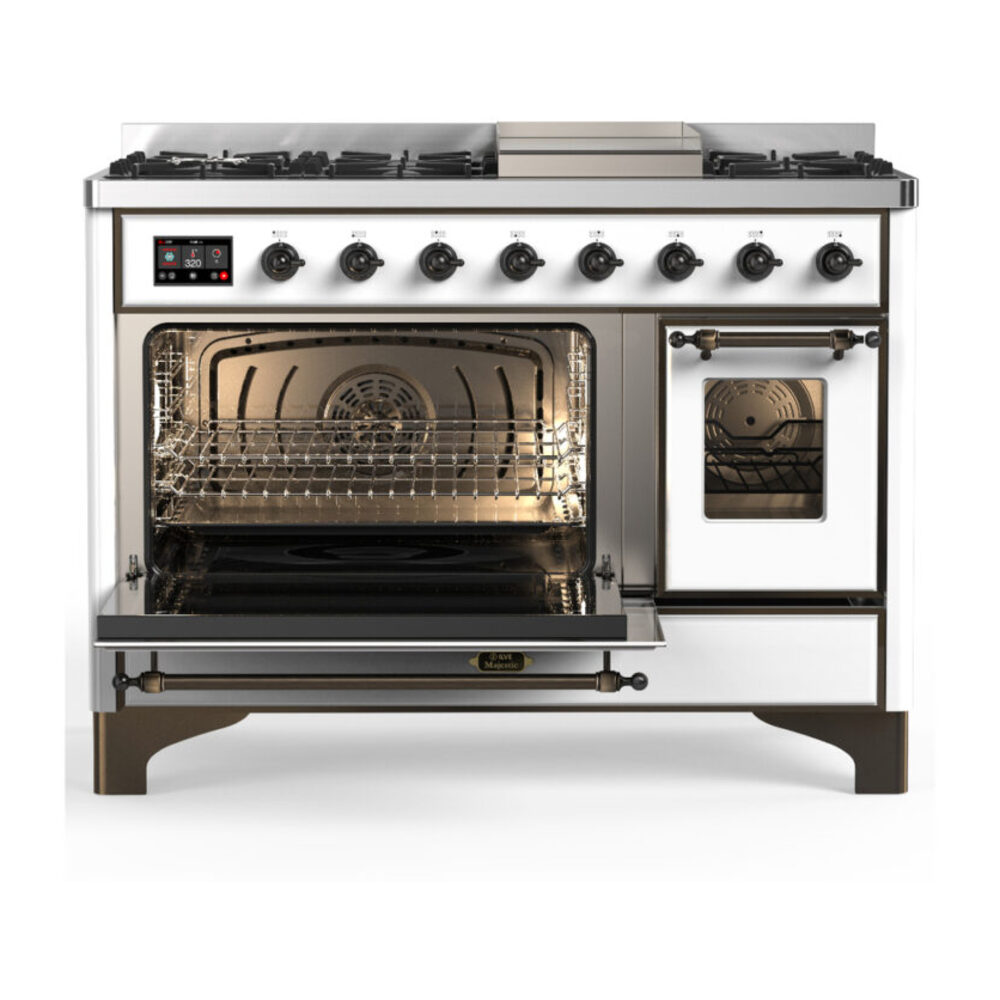 ILVE-UM48FNR3WHB-Primary Oven Open View