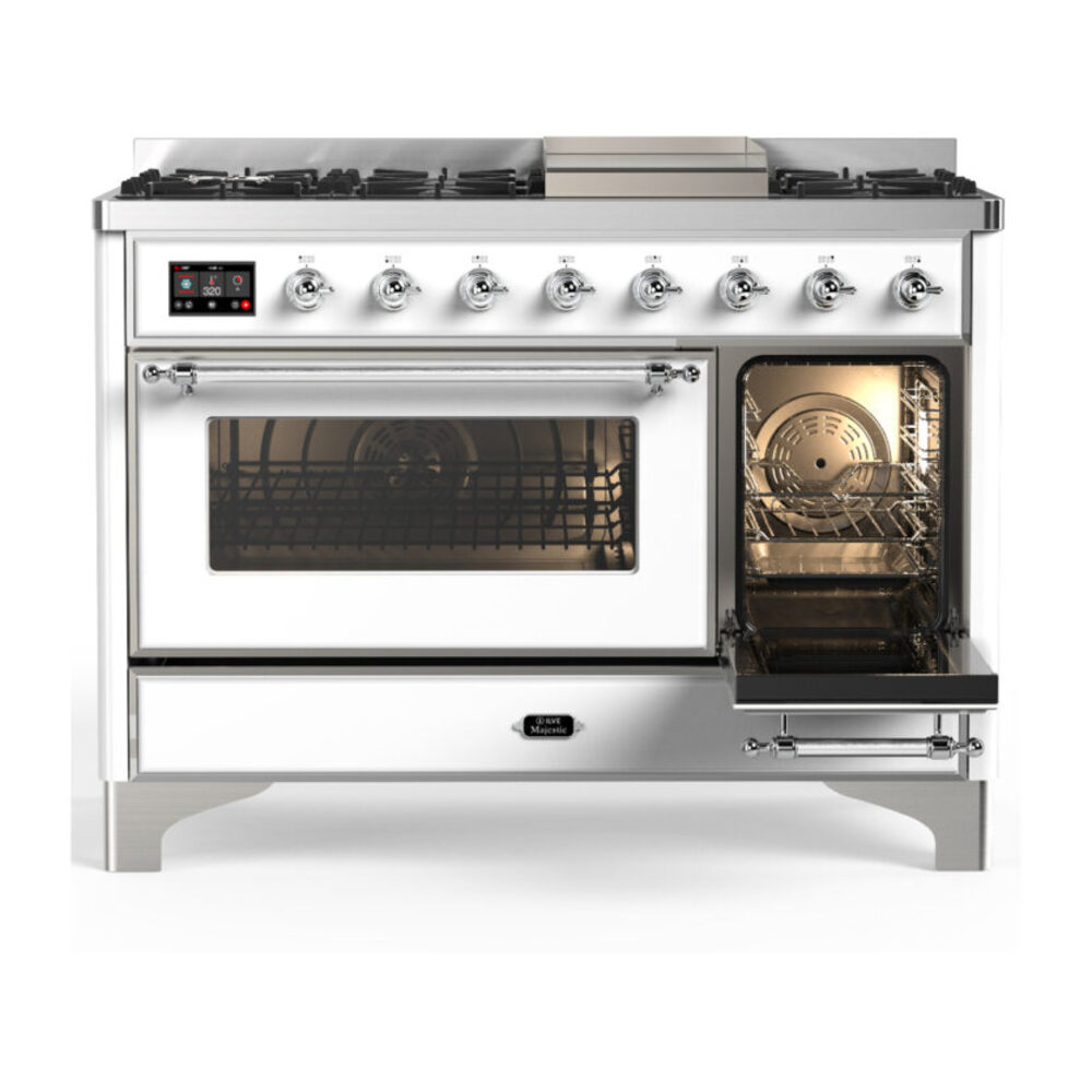 ILVE-UM48FNR3WHC-Secondary Oven Open View